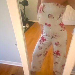 New Tropical Pants Romper-Great for vacation